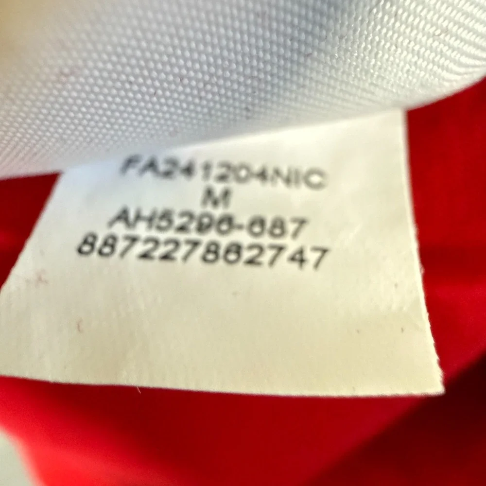 Jordan Shirt‎ Mens Medium Red Short Sleeve Crewneck Tshirt Athletic Basketball